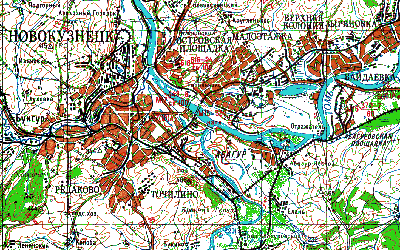Карта квадрата N-45